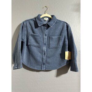 Stitch Bixby Girls Crop Knit Jacket Size 8/10 M NWT